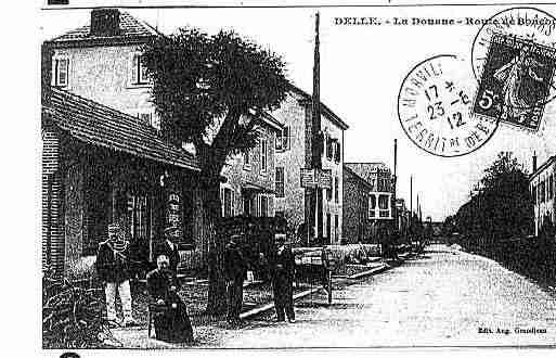 Ville de DELLE Carte postale ancienne